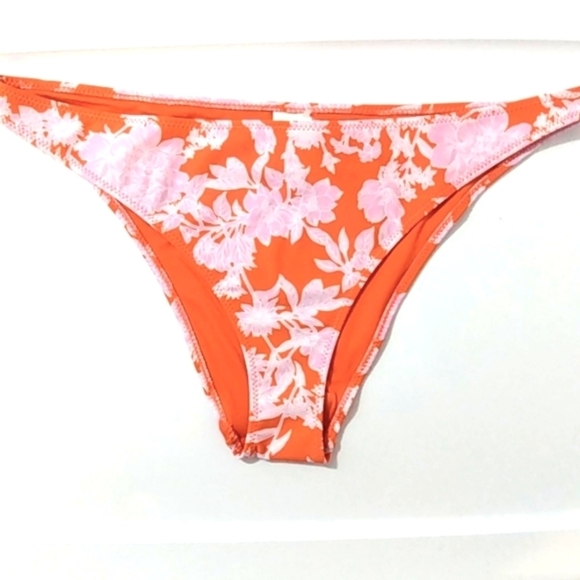 FOREVER 21 CINNAMON LAVENDER FLORAL HIGH-CUT BIKINI SWIMSUIT BOTTOM SIZE XL NWT - Picture 5 of 5